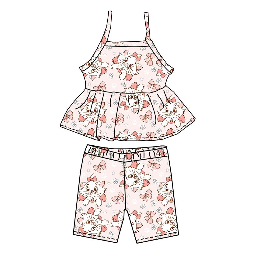 MARIE PEPLUM & BIKER SET