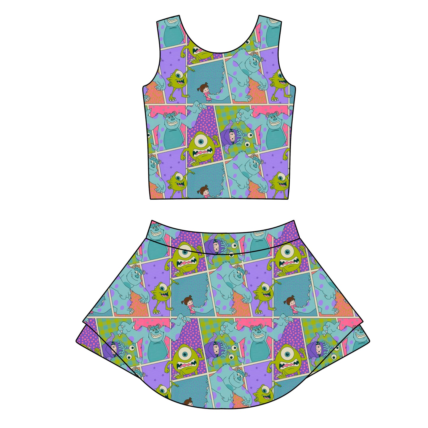 MONSTERS INC ATHLETIC SET