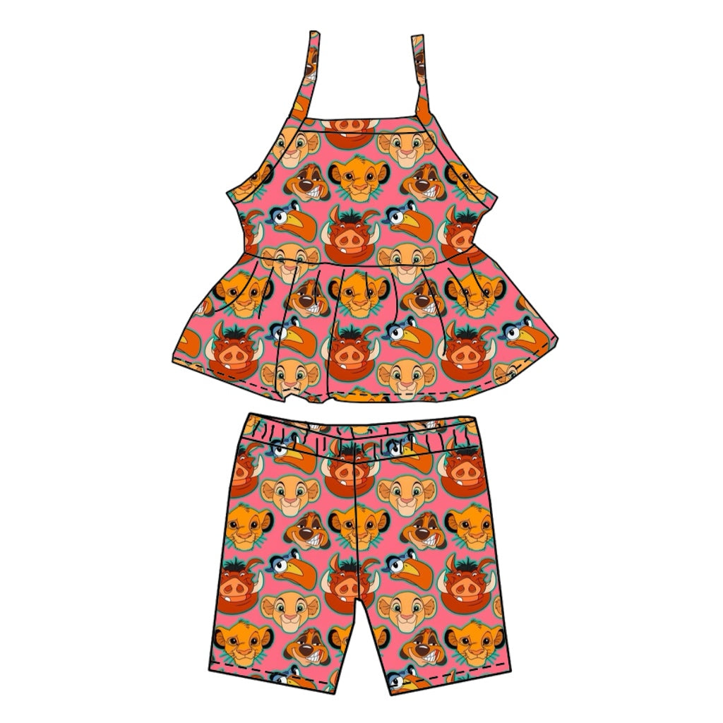 LION KING / PEPLUM SET