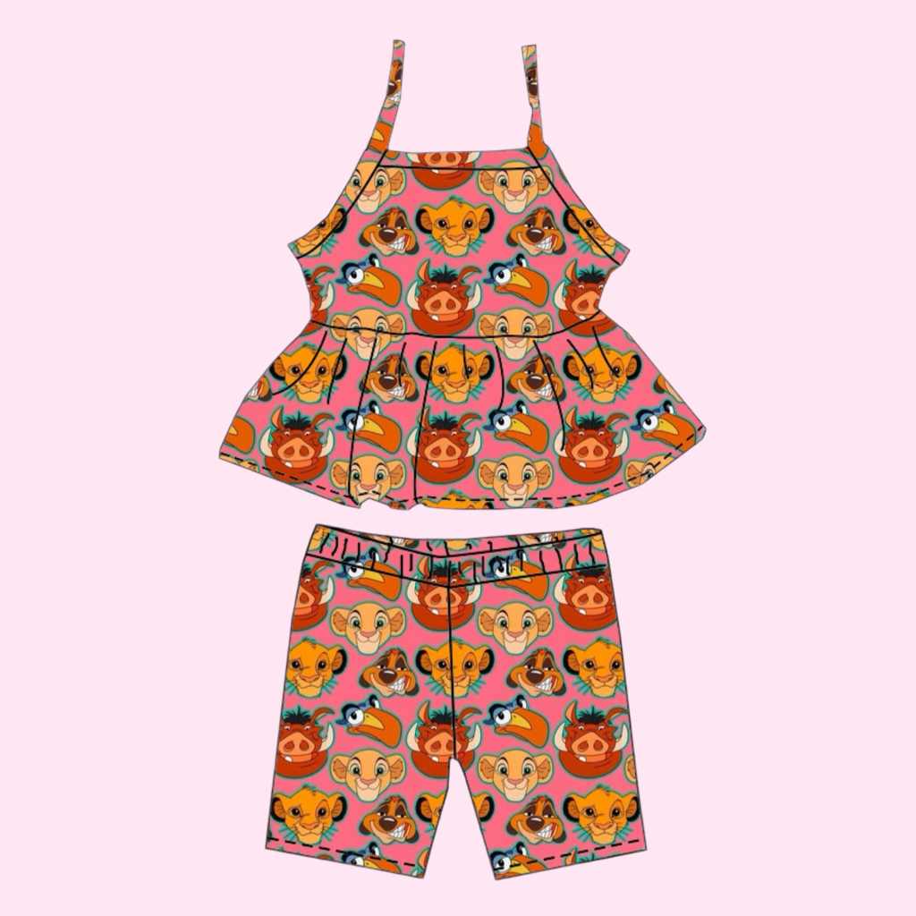 LION KING / PEPLUM SET