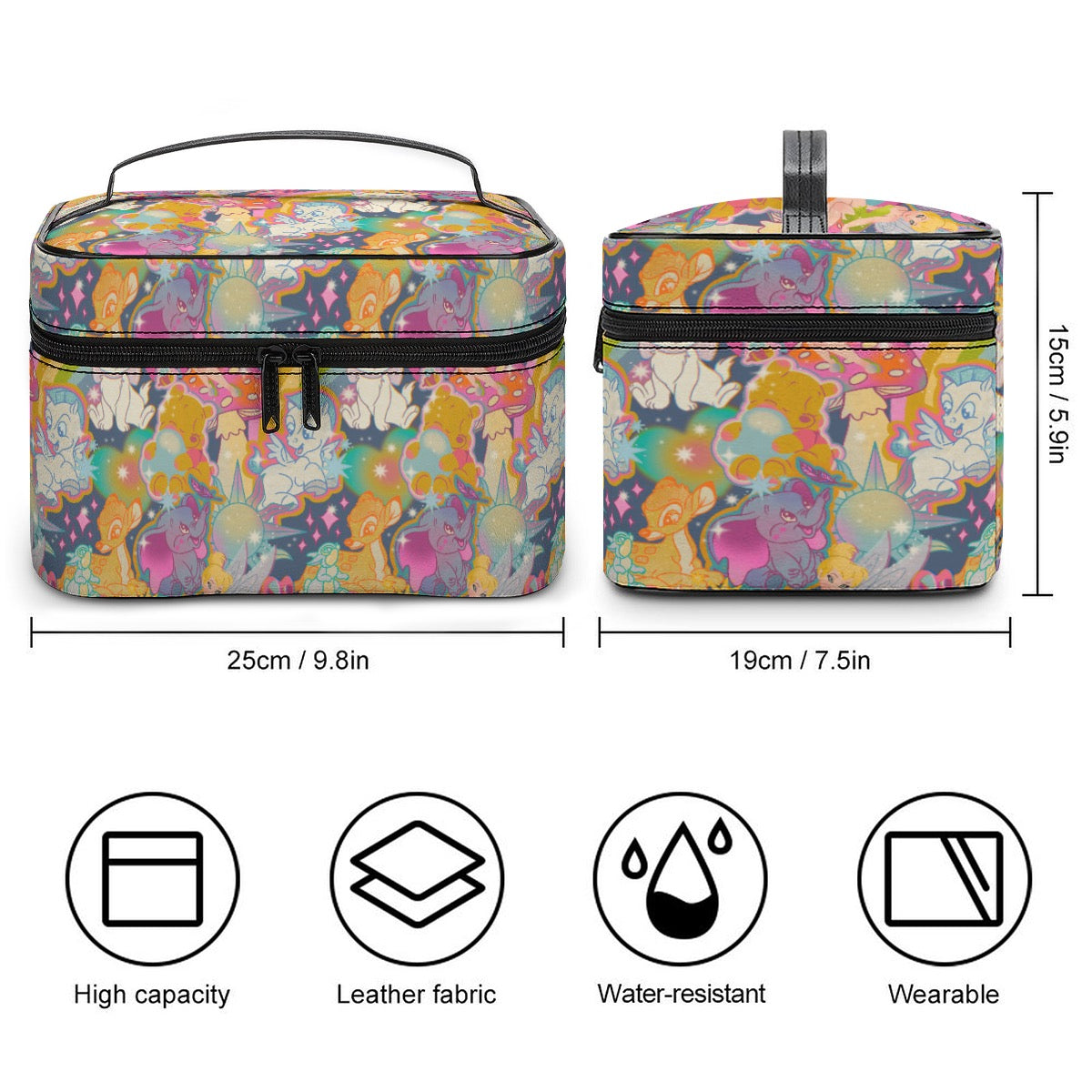 GROOVY CHARACTERS MAKEUP BAG
