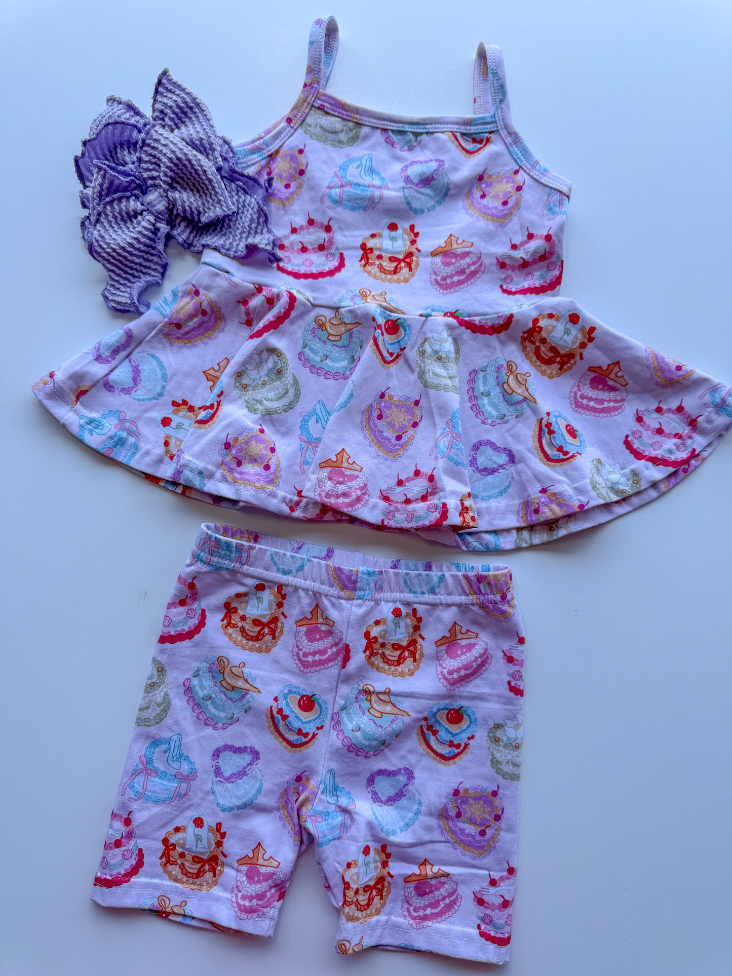 CAKES PEPLUM & BIKER SET
