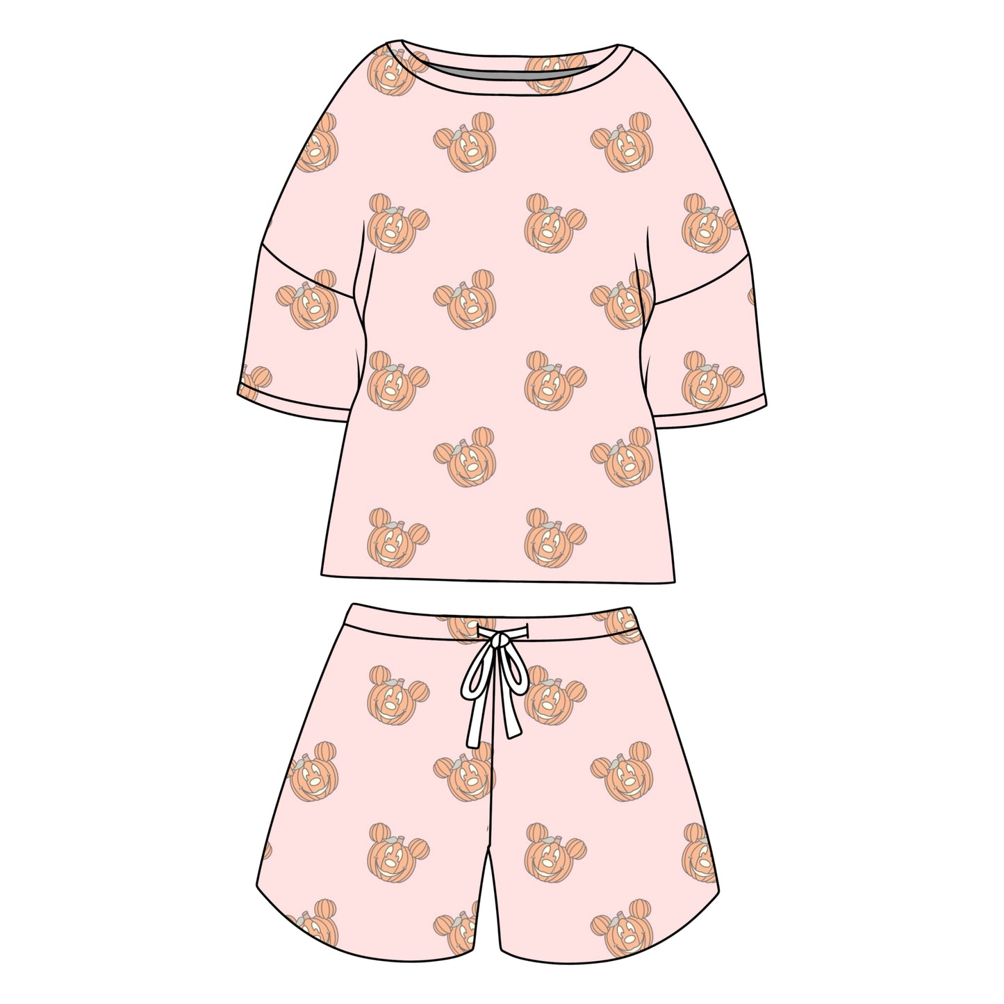 PINK PUMPKINS / WAFFLE SET