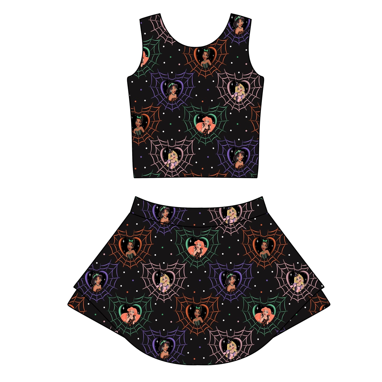 PRINCESS WITCHES WOMENS ATHLETIC SET