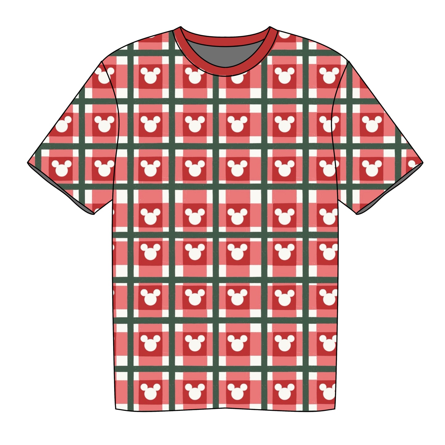 CHRISTMAS PLAID / BOYS & MENS TEE PROMO PRICE