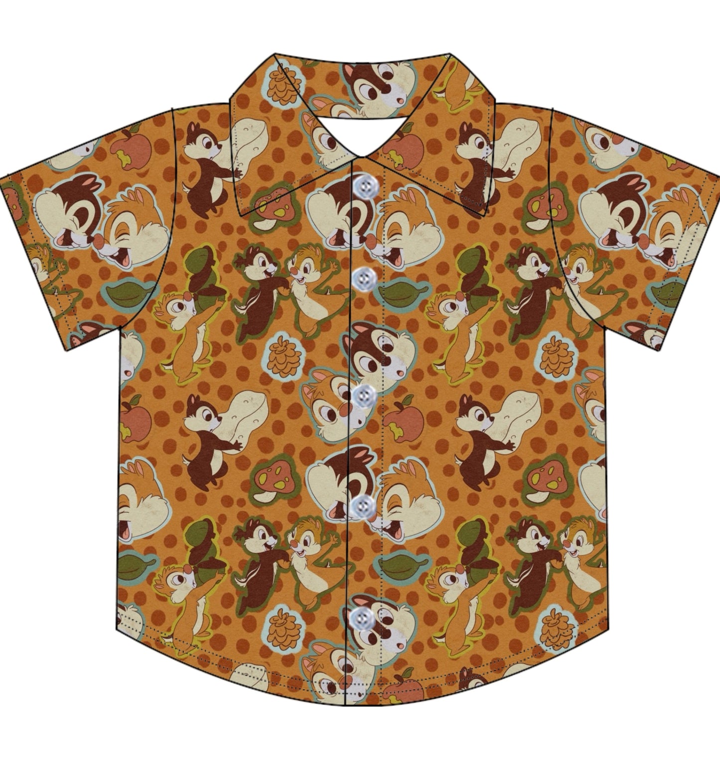 CHIP & DALE BOYS SHIRT
