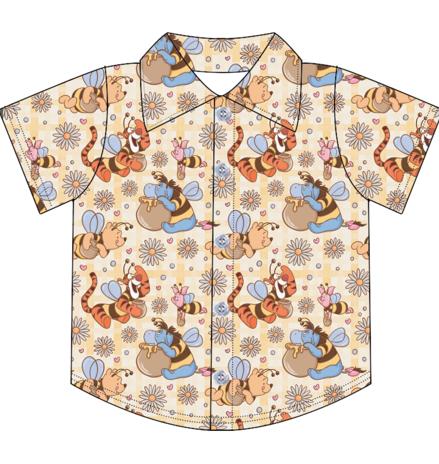 POOH BUMBLE BEE BOYS SHIRT