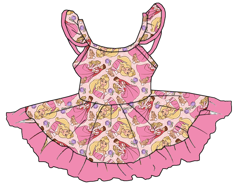 SLEEPING BEAUTY / TWIRL DRESS