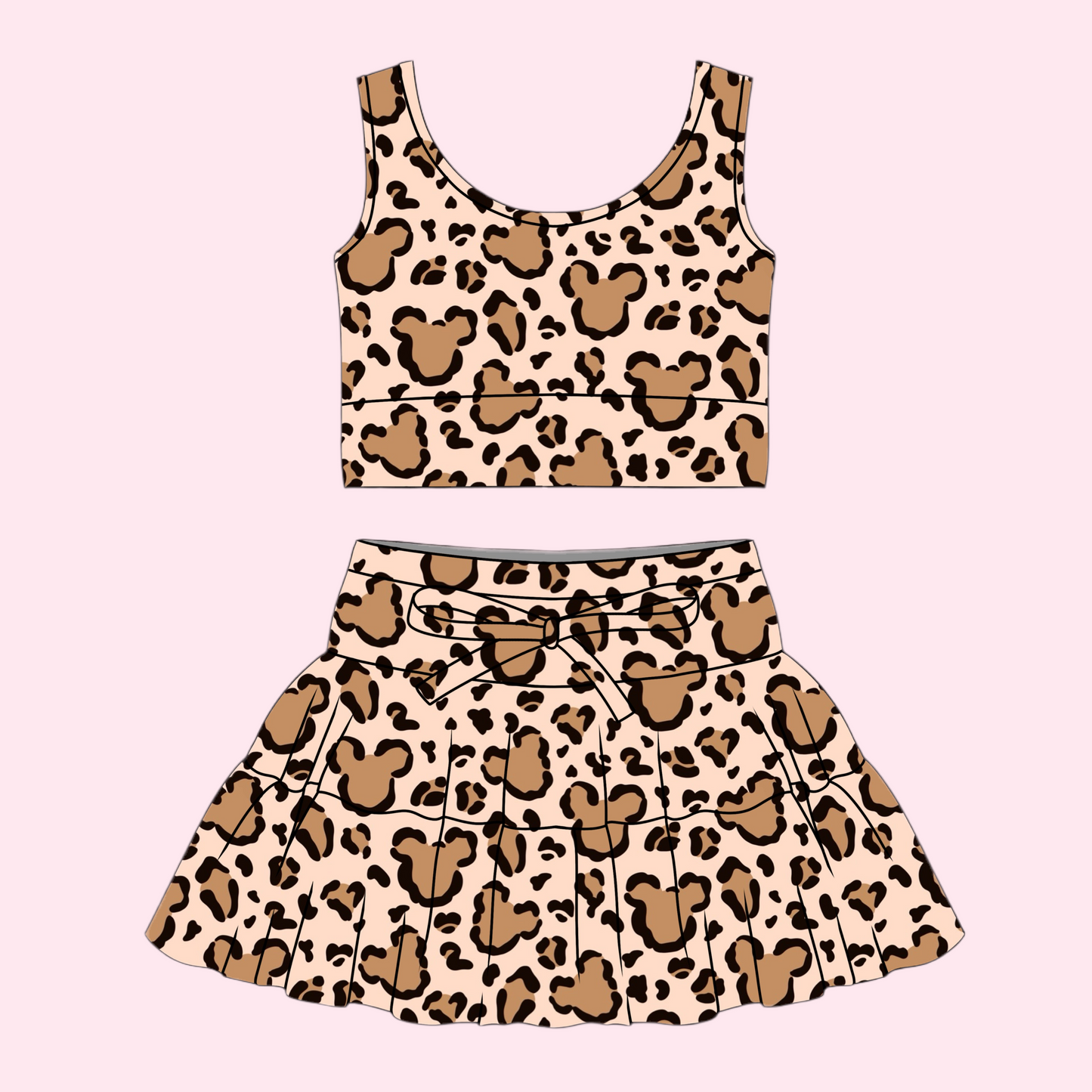 LEOPARD MICK TULLE SET