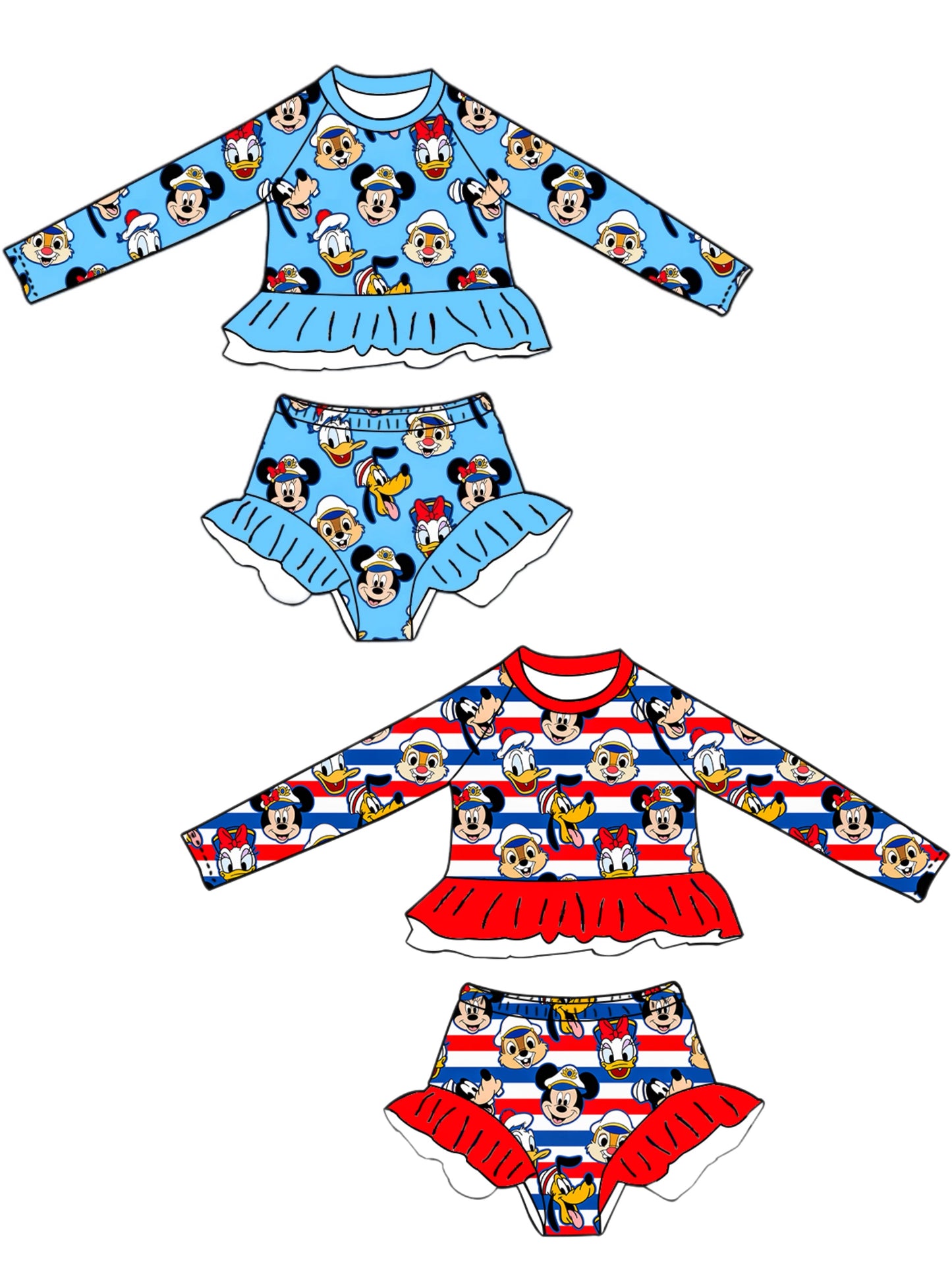 READY TO SHIP CRUISE LONG SLEEVE SWIM