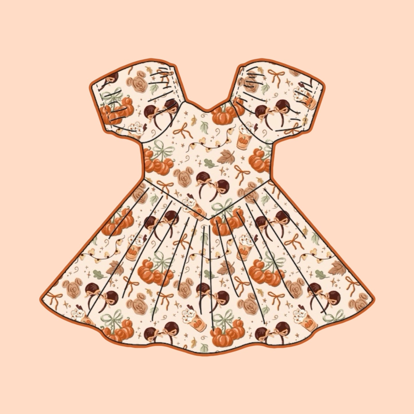 FALL ON MAIN BABY DOLL DRESS