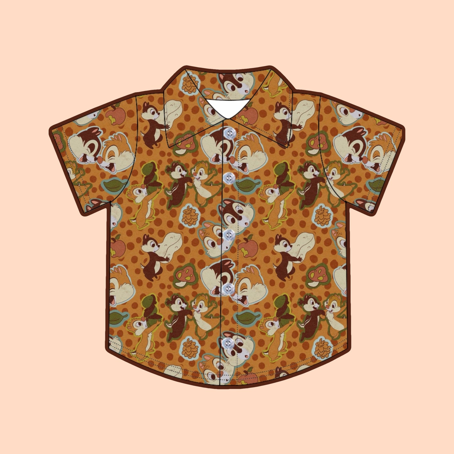 CHIP & DALE BOYS SHIRT