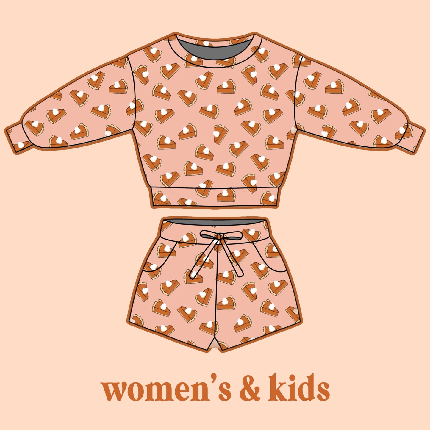PUMPKIN PIE LOUNGE SET