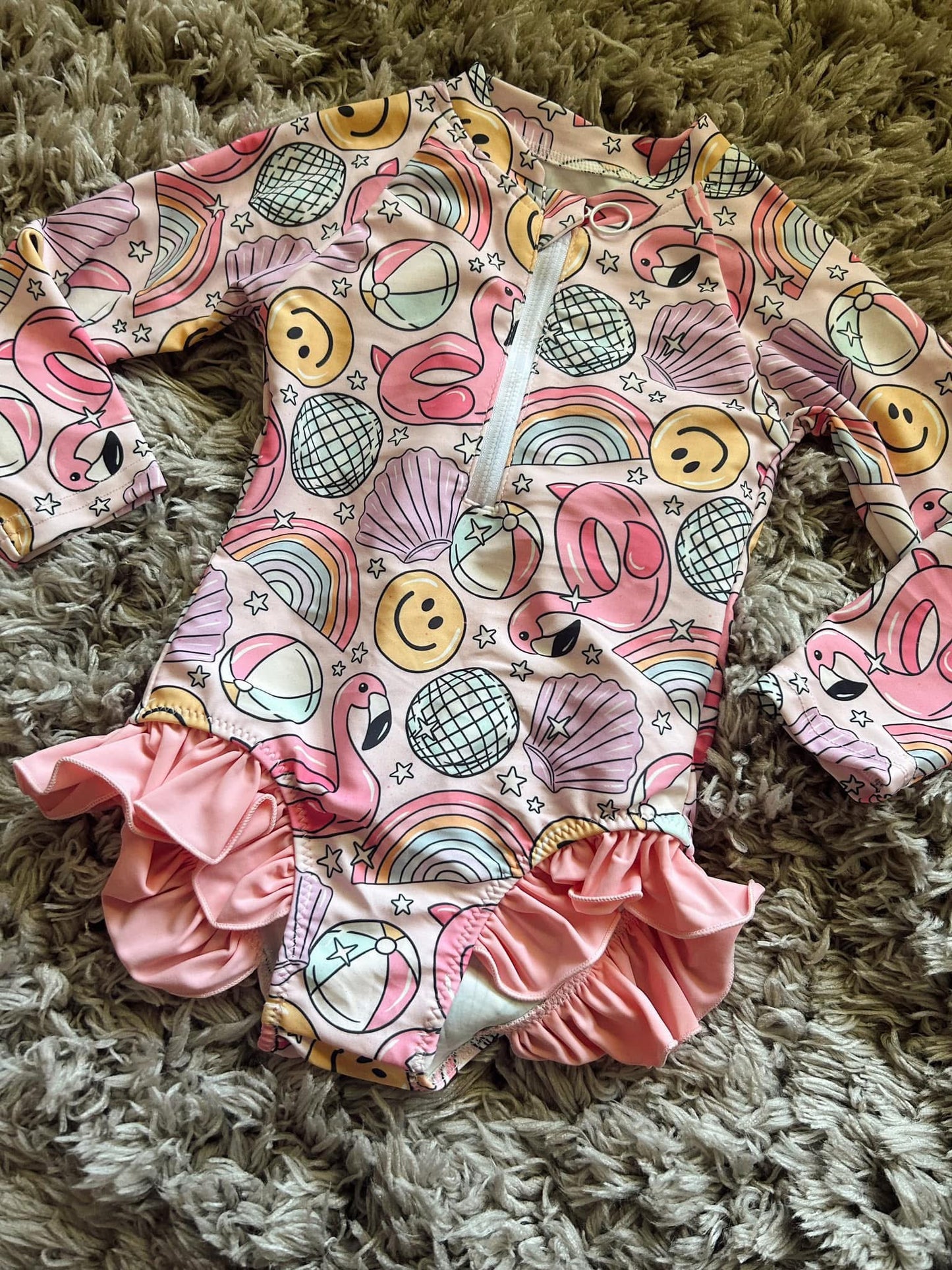 POOL PARTY LONG SLEEVE SWIM 3T