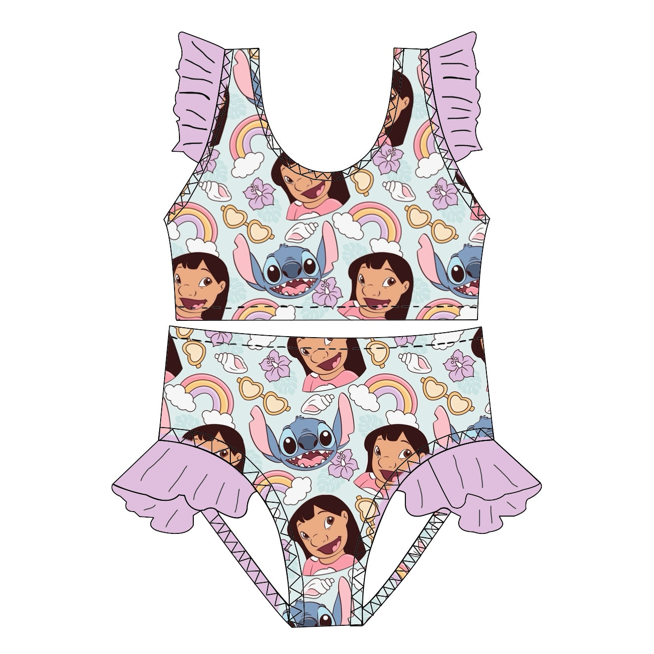 LILO & STITCH / RUFFLE SWIM