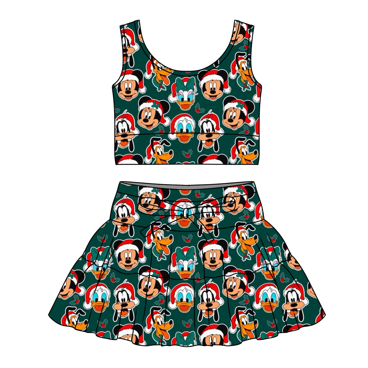 FESTIVE FAB 6 / TULLE SET