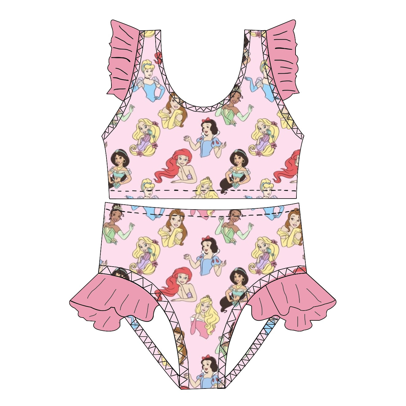 PINK PRINCESS / RUFFLE SWIM