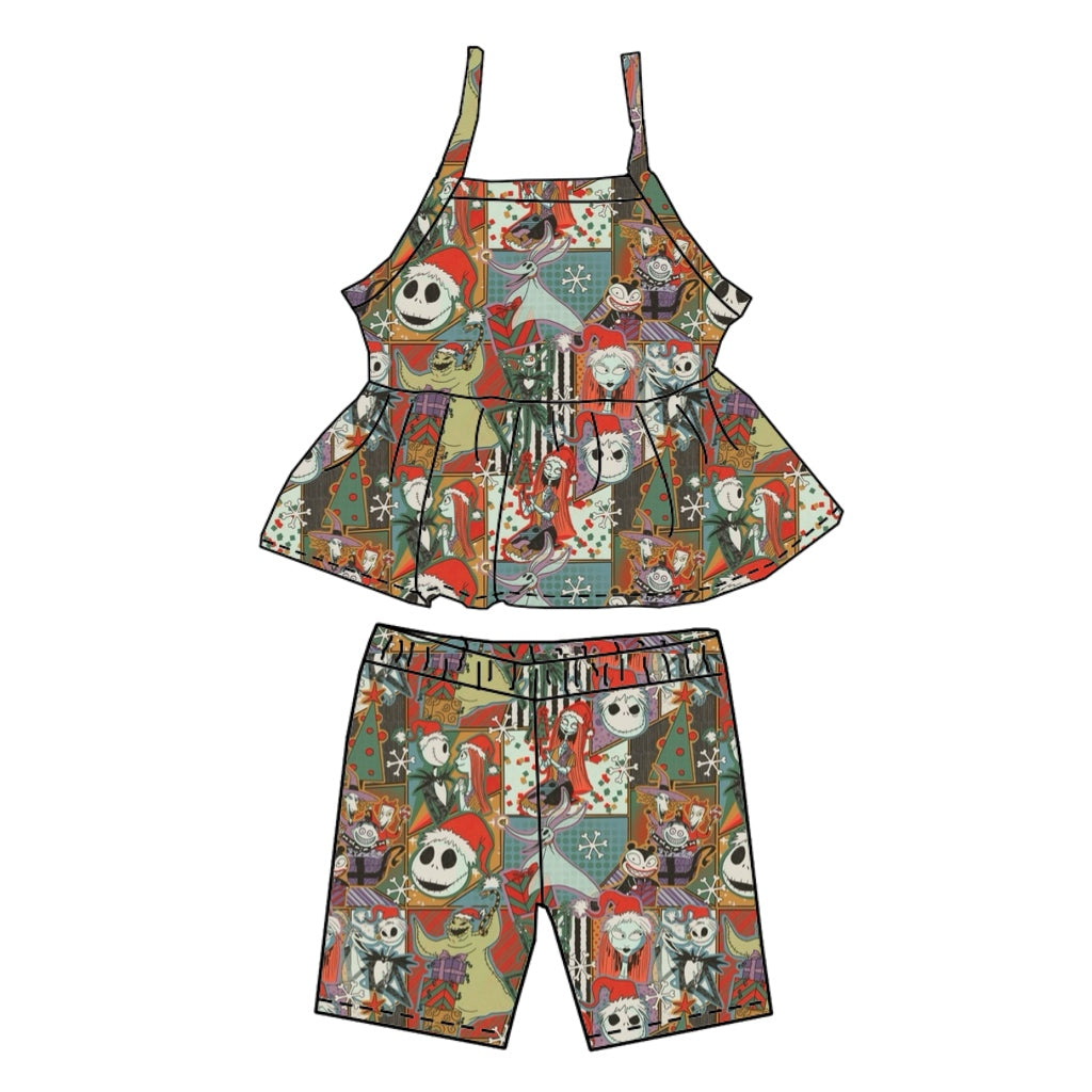 PEPLUM SET / NIGHTMARE BEFORE CHRISTMAS