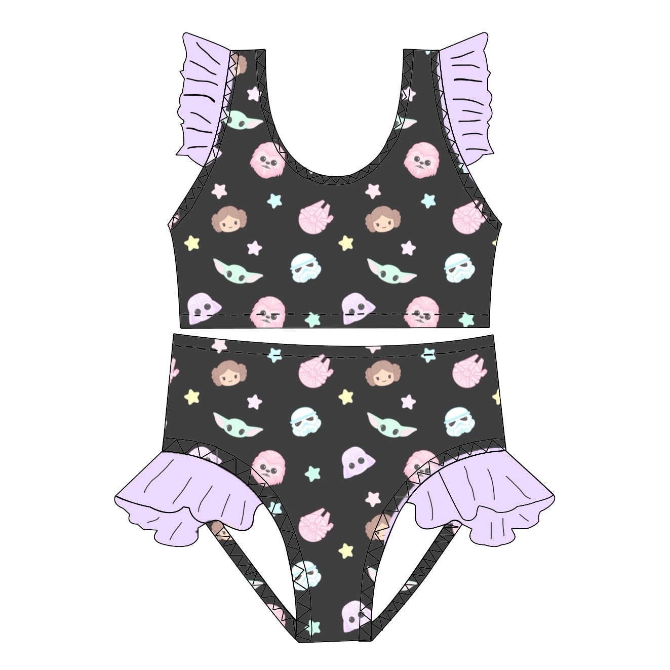 STAR WARS / RUFFLE SWIM