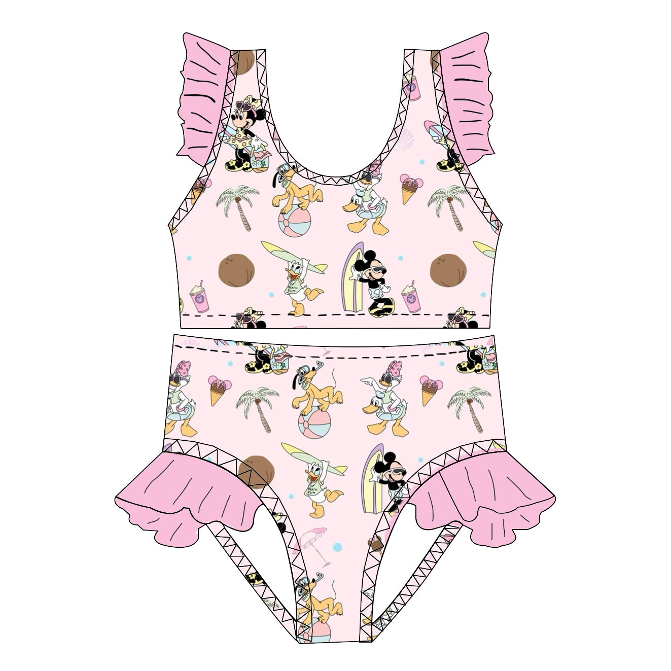 BEACH DAY GIRLS SWIM SUIT