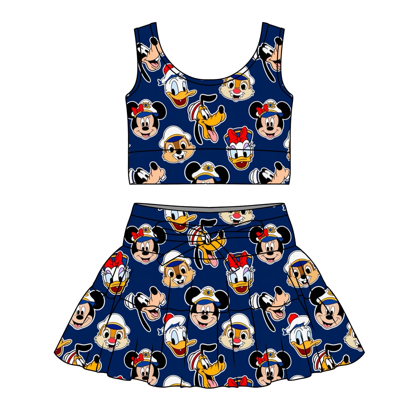NAVY CRUISE / TULLE SET