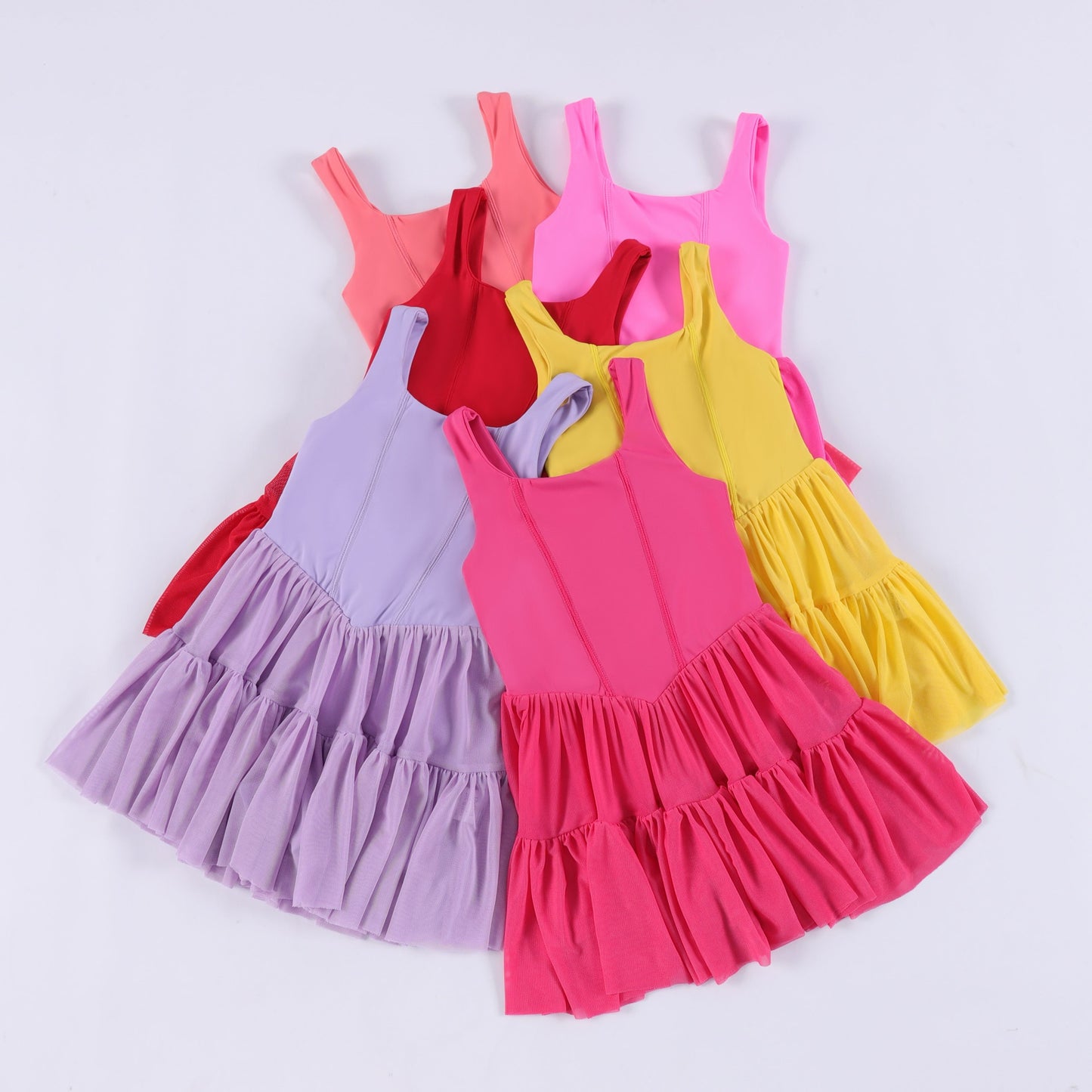 PURPLE TULLE ATHLETIC DRESS