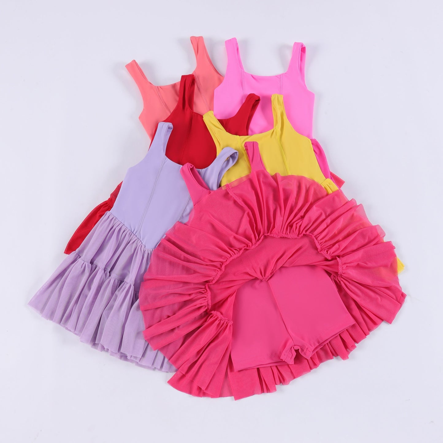 PURPLE TULLE ATHLETIC DRESS