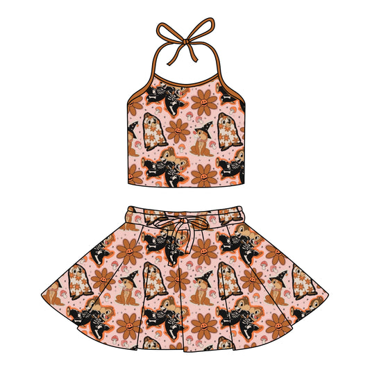 C & D HALLOWEEN / HALTER SET