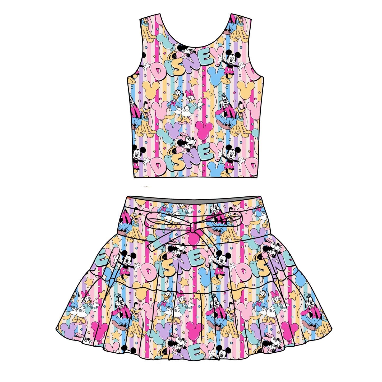 BALLOONS WOMENS TULLE SKIRT & TOP