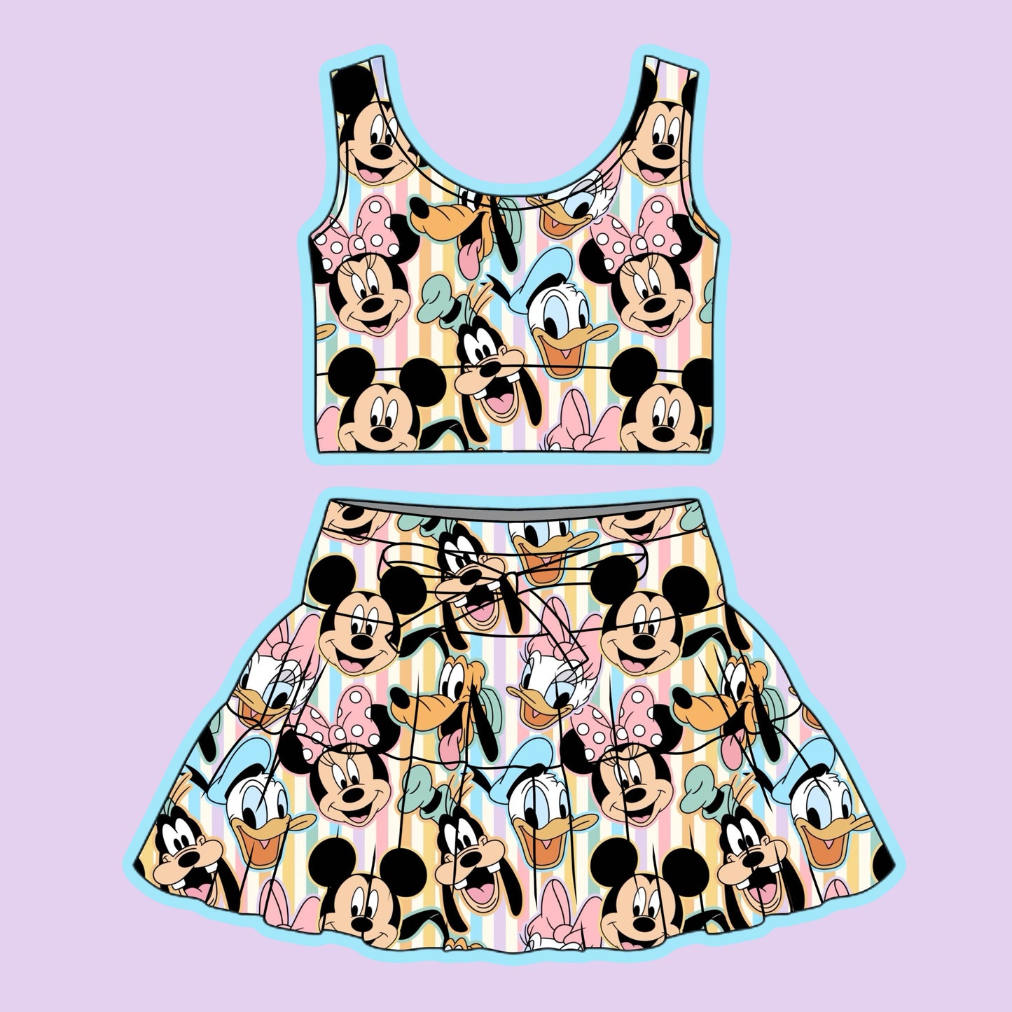 PASTEL MAGICAL BESTIES TULLE SET