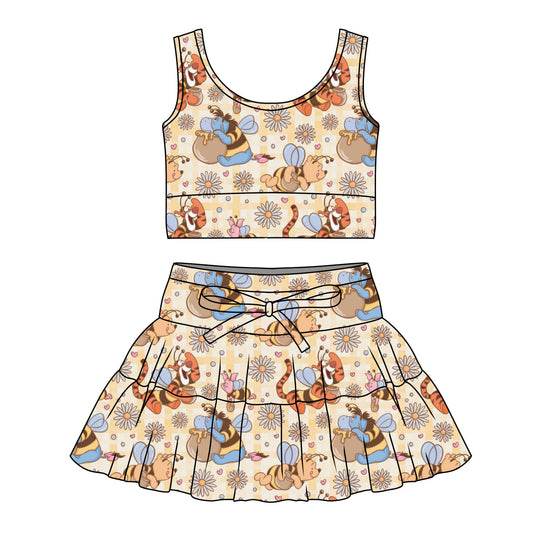 POOH BUMBLE BEE GIRLS TULLE SET