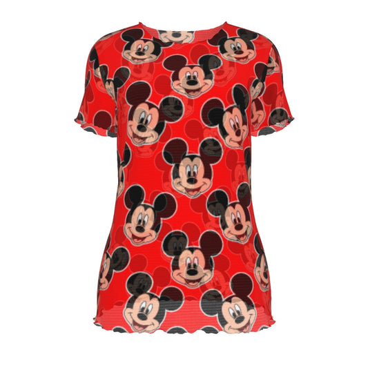 MICKEY / WOMEN'S MESH TOP