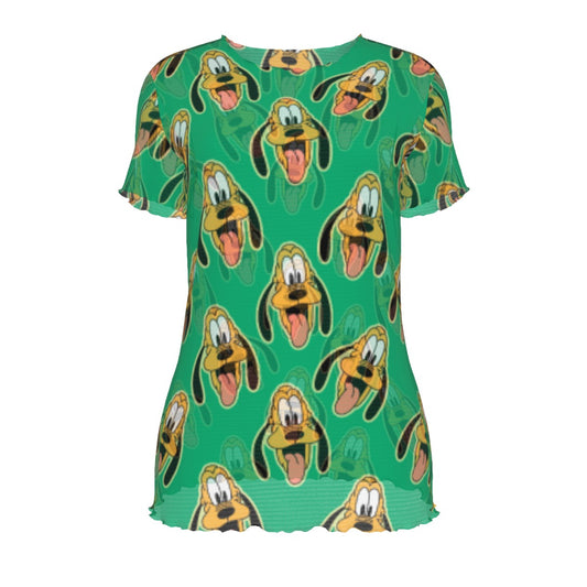 PLUTO / WOMEN'S MESH TOP