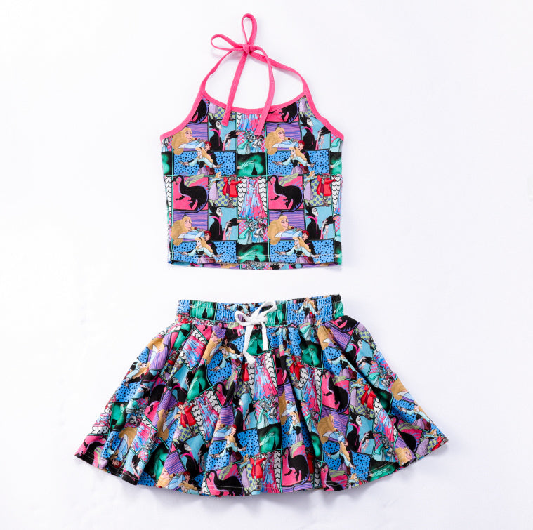 SLEEPING BEAUTY / HALTER SET