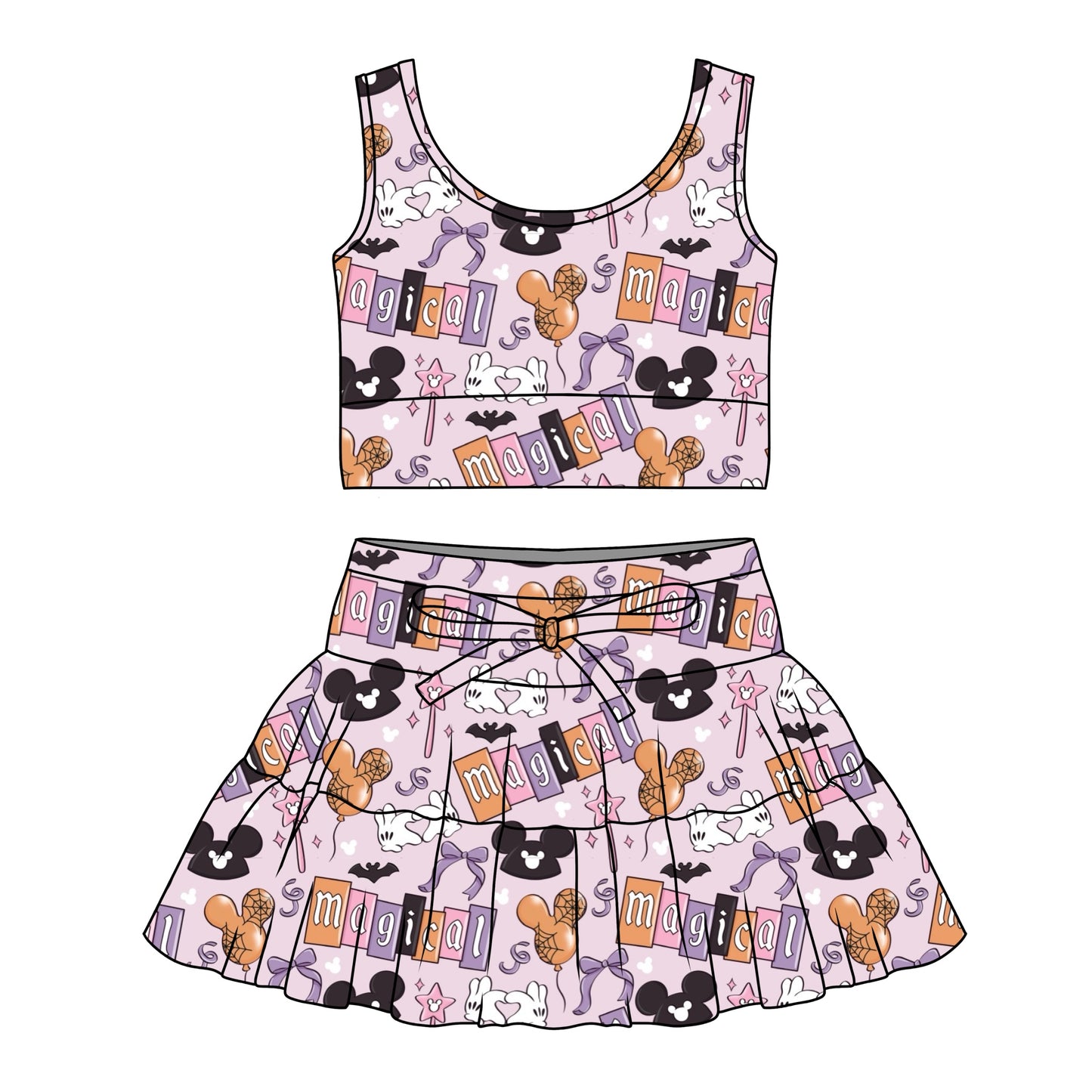 MAGICAL SPOOKY / GIRLS TULLE SET
