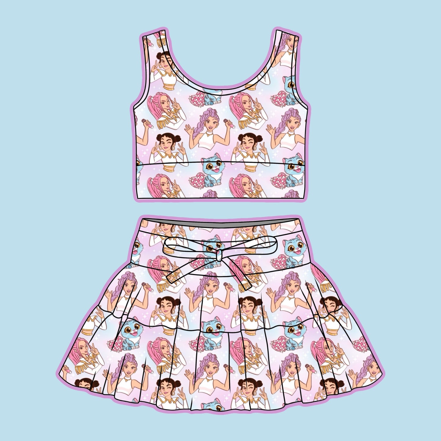 KPOP / GIRLS TULLE SET