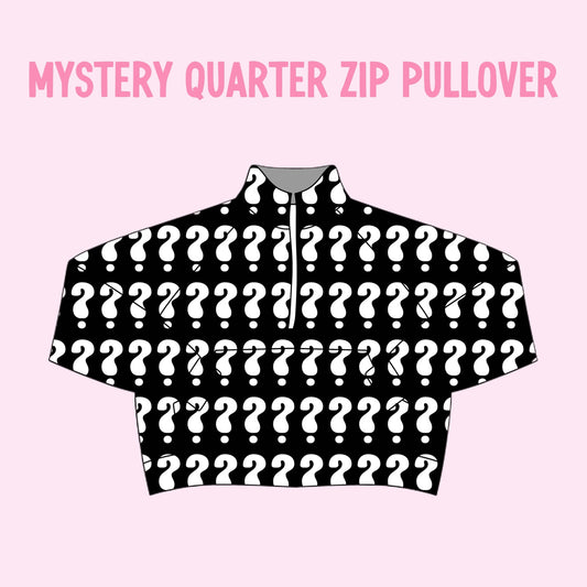 MYSTERY QUARTER ZIP PULLOVER