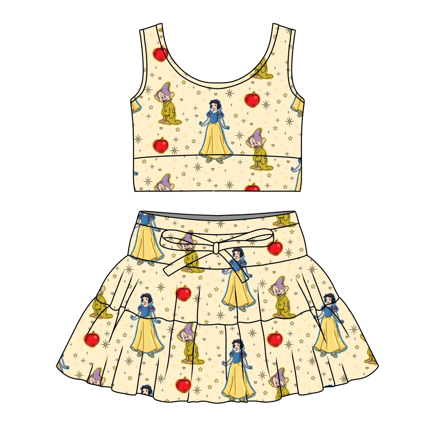 SNOW WHITE / GIRLS TULLE SET