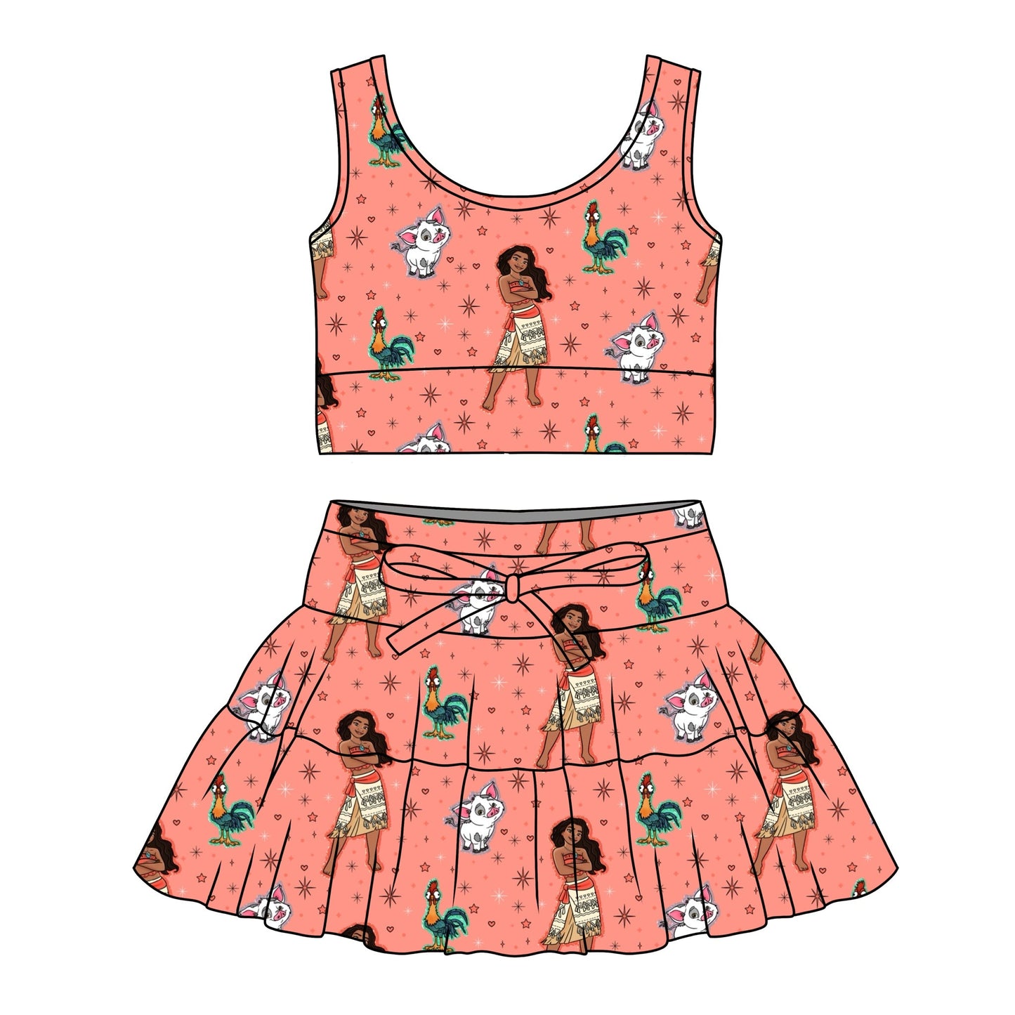 MOANA / GIRLS TULLE SET