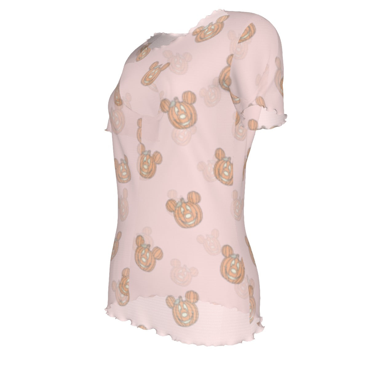 PINK PUMPKINS MESH TOP