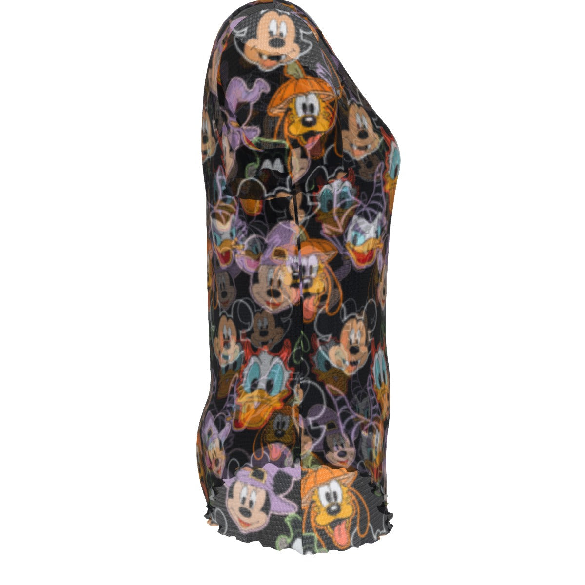 SPOOKY PALS MESH TOP