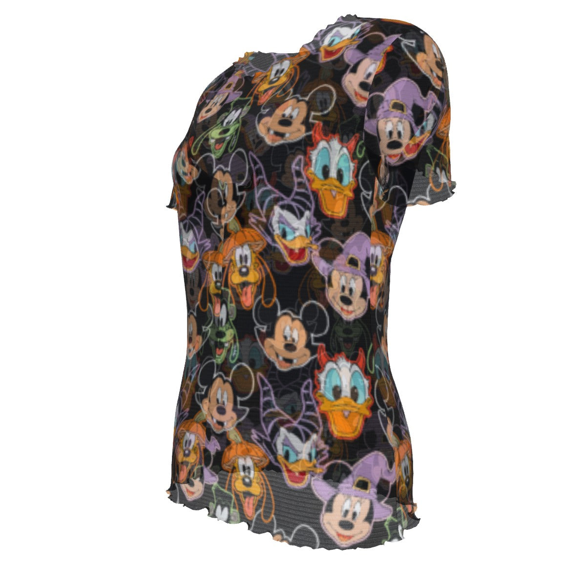 SPOOKY PALS MESH TOP
