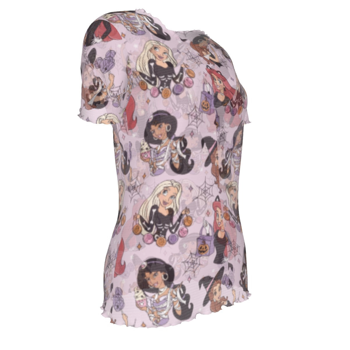 SPOOKY PRINCESSES MESH TOP