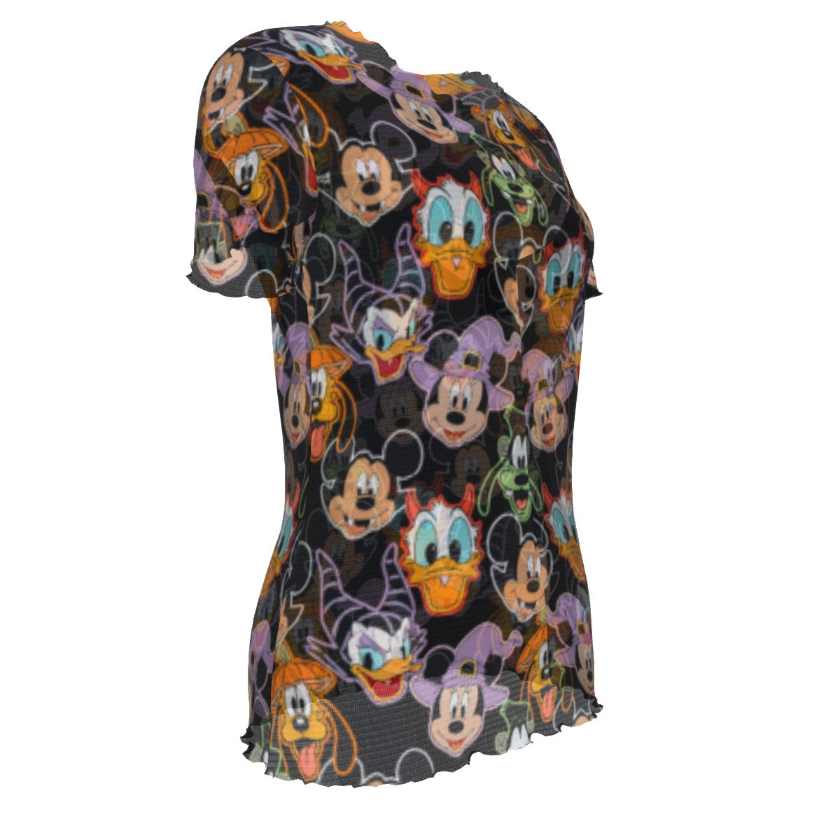 SPOOKY PALS MESH TOP