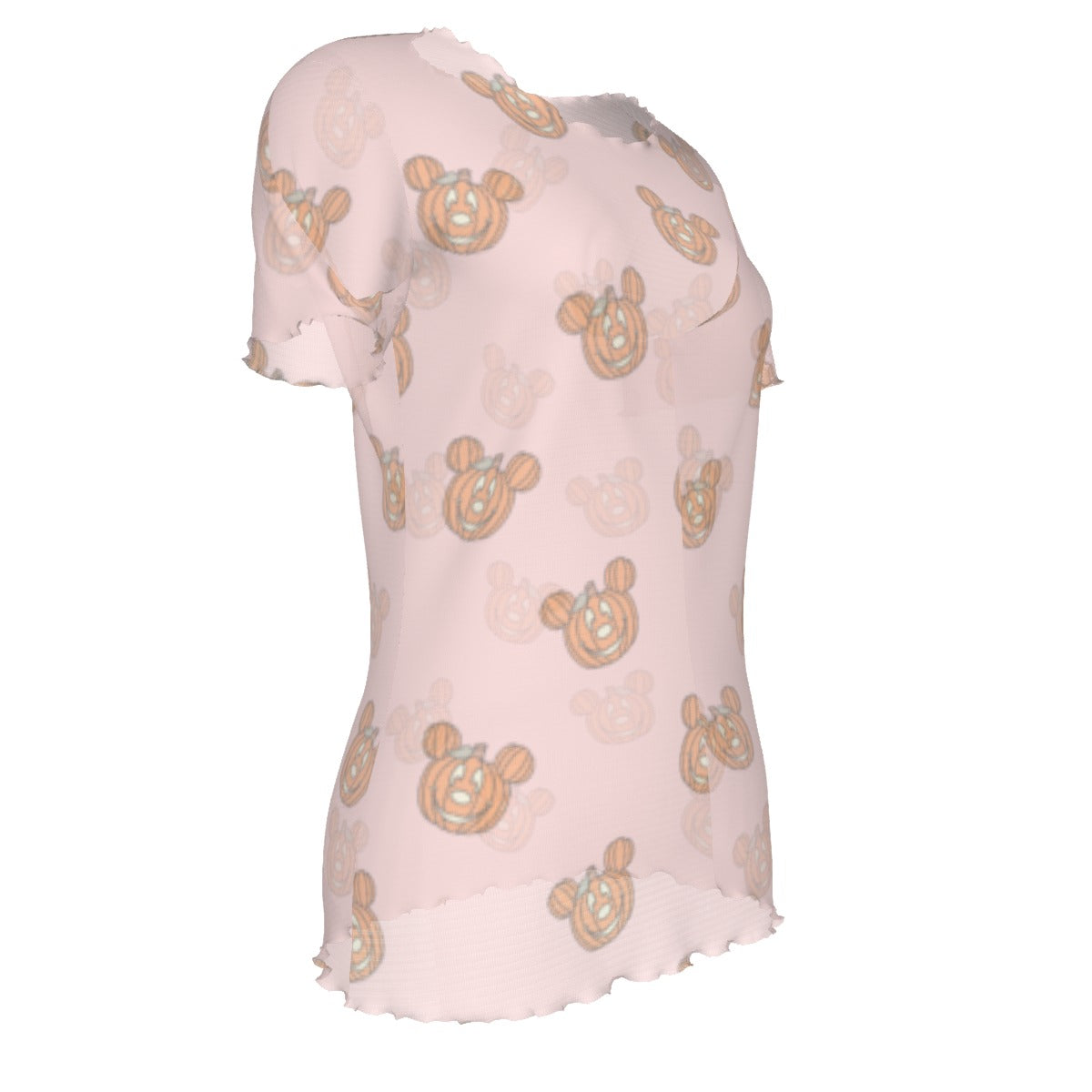 PINK PUMPKINS MESH TOP