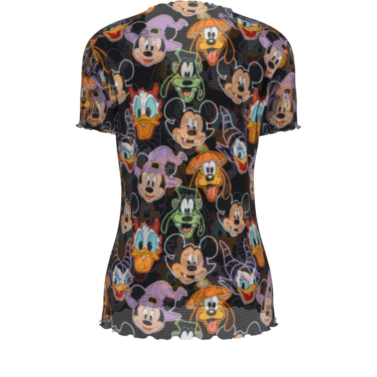 SPOOKY PALS MESH TOP