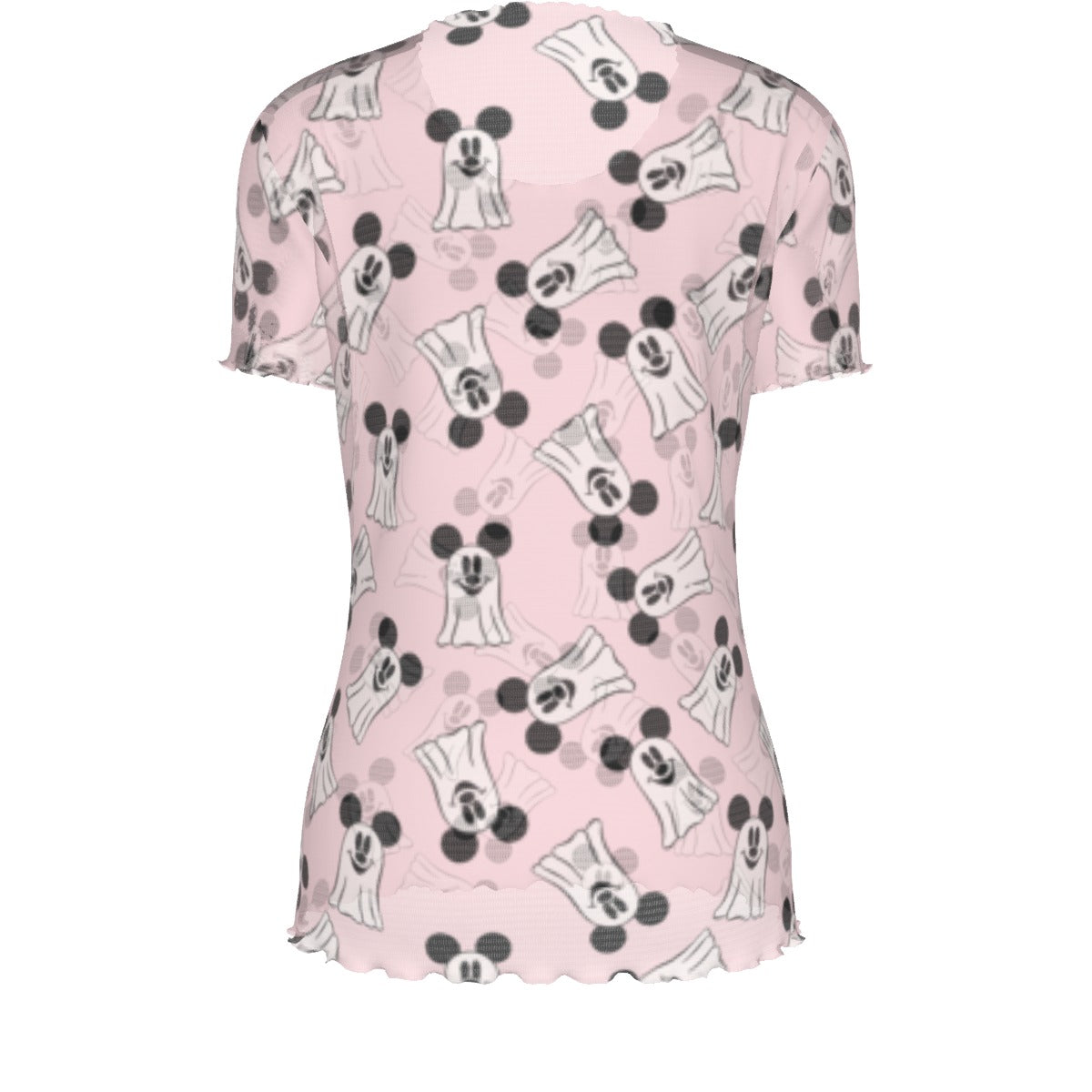 PINK GHOSTS MESH TOP