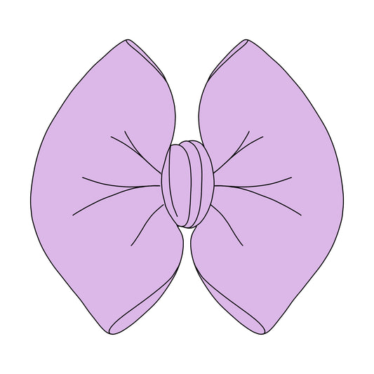 PURPLE SOLID BOW