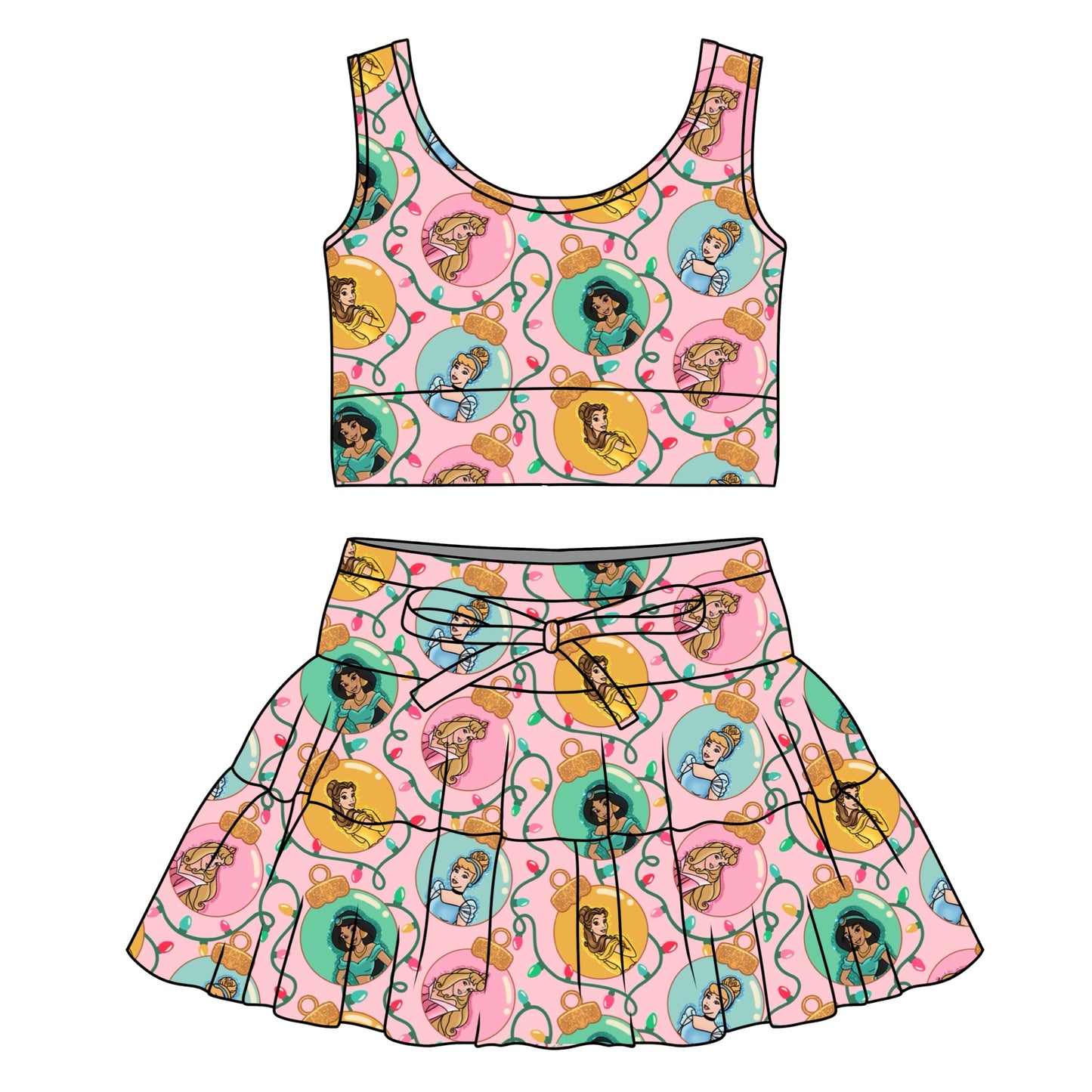 PRINCESS ORNAMENTS / GIRLS TULLE SET