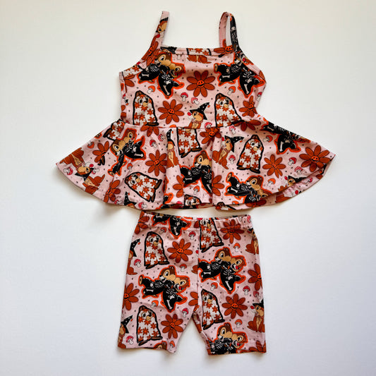PEPLUM SET / CHIP & DALE